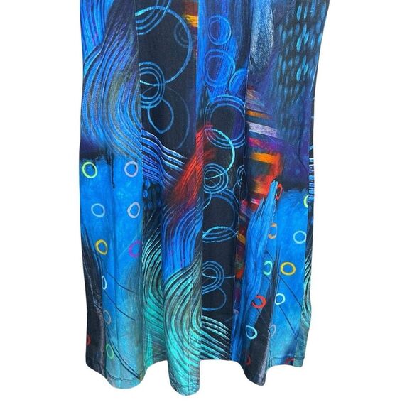 Simply Art By Dolcezza Dress Size Small Women’s Abstract Art To Wear Stretch - Picture 3 of 13
